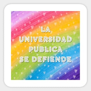 Public University Sticker